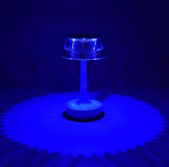 Lampă de Masă RGB cu Design Modern de Cristal, LED, Control prin Telecomandă, Andowl (Q-TL153) [5]
