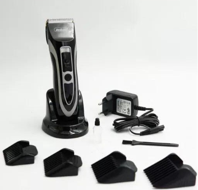 Mașină de Tuns, Reîncărcabilă, Design Ergonomic, Lamă Titan, Negru, Andowl (Q-L7188) [4]