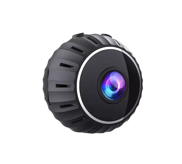 Mini Camera de Supraveghere, WiFi, 1080p Full HD, Rotatie 360 Grade, Night Vision, Senzor de miscare, Andowl, Negru (Q-S710) [1]