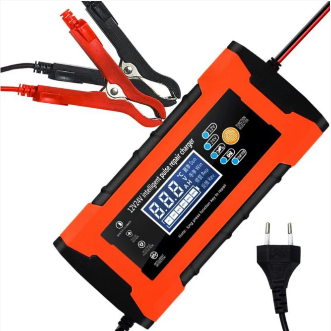  Redresor Inteligent pentru Baterii Auto, 12V 150Ah, 24V 100Ah, 90W, Încărcător, Mentenanță și Reparație Andowl (Q-DP672) [2]