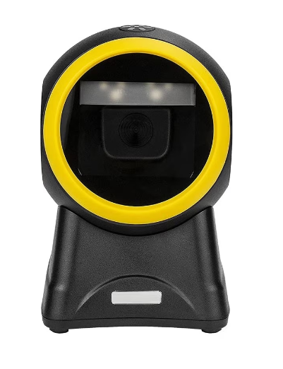 Scaner de Coduri de Bare cu Cablul USB, 1D 2D AQR, Omnidirecțional, Detectare Automată, Negru-Galben, Andowl (Q-SM6) [1]