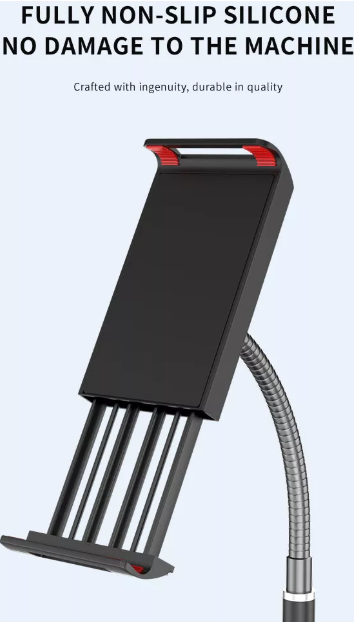 Suport de Birou Reglabil pentru Tabletă/Telefon, cu Braț Rotativ 360°, Negru, Kaku (KSC-463) [3]