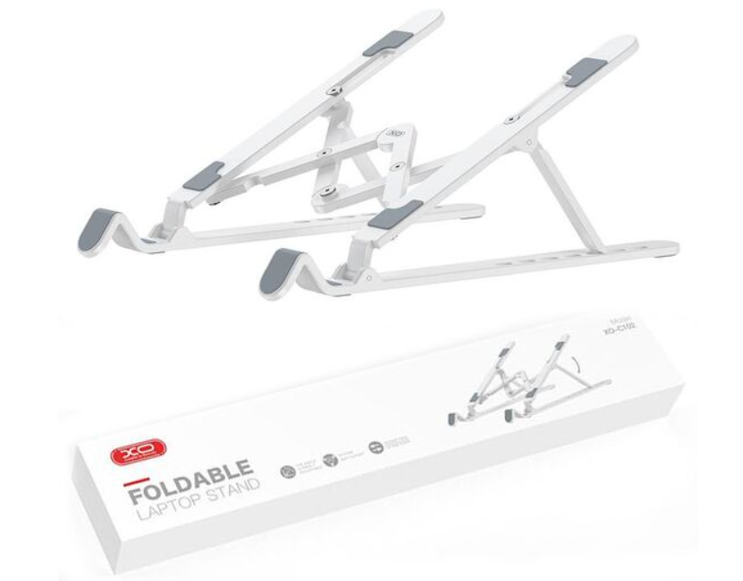 Suport portabil pentru laptop, brate flexibile, Folding, inaltime reglabila SILVER, XO (C102) [2]