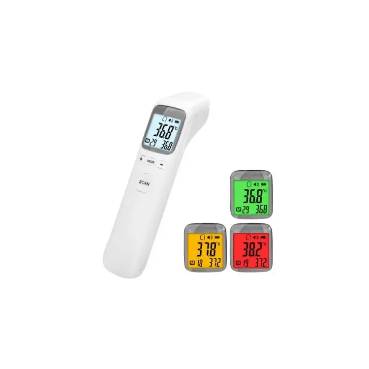 Termometru Digital cu Infrarosu și Alarma pentru Febra, Non-Contact, Andowl (CK-T1502) [2]