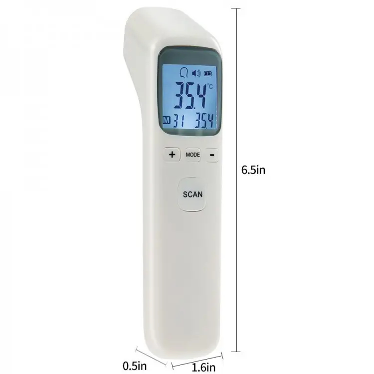 Termometru Digital cu Infrarosu și Alarma pentru Febra, Non-Contact, Andowl (CK-T1502) [5]