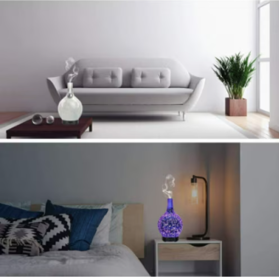 Umidificator si Difuzor de Aromaterapie, 120ml, cu Lumină RGB, Andowl (Q-XJ205) [3]
