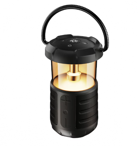 TV, Audio-Video & Foto - Boxă Portabilă, Tip Lampă, de Camping, Wireless BT 5.3, LED Felinar, 15W, 3600mAh, Negru, (KSC- 1117)