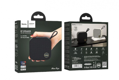 Boxa Portabilă Wireless, Bluetooth 5.3, TWS, Hi-Fi, FM, TF Card, USB, AUX, 1200 mAh, Hoco (HC22) [2]