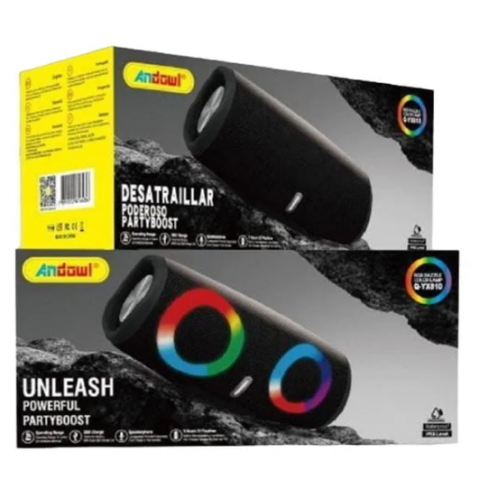 ​​​​​​​Boxa Portabilă Wireless, Conectivitate Bluetooth 5.2, Funcții Avansate și Design Compact Rezistent la Apă, Andowl (Q-YX810) [3]