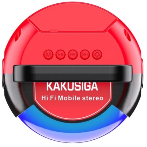 Boxă Wireless, Portabilă, 2x5W, Radio FM/USB/SD, Lumini LED, Baterie 1500mAh, Negru (KK-3204) [1]