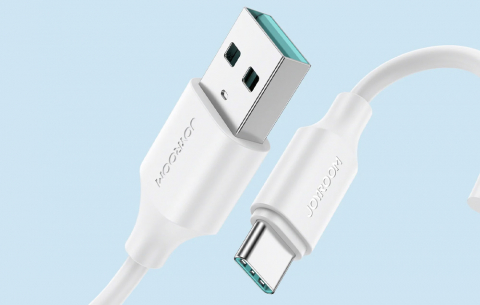 Telefoane mobile & accesorii - Cablu încărcare rapidă și transmitere de date, USB A to USB Tip C, 3A, 1m, JoyRoom, Alb