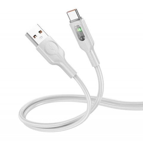 Cablu USB-A la USB-C cu Încărcare Rapidă 18W și Indicator LED, 1.2m, 5A, Transfer de Date și Alimentare Eficientă, Hoco (U120-1) [1]