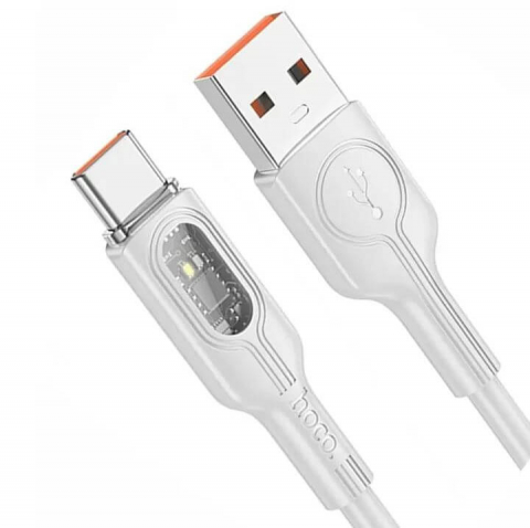 Cablu USB-A la USB-C cu Încărcare Rapidă 18W și Indicator LED, 1.2m, 5A, Transfer de Date și Alimentare Eficientă, Hoco (U120-1) [2]