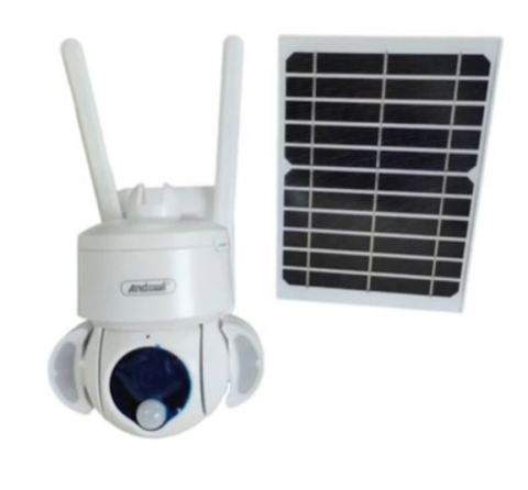 Camera de Supraveghere Exterior, Solara, 3MP, 128GB, WIFI+5G Sim, Andowl (Q-SX81) [1]