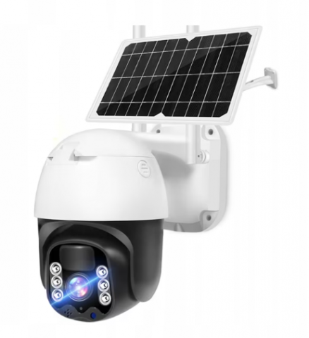 Camera de Supraveghere Wi-Fi cu Panou Solar, Full HD,  Acumulator 15600 mAh, de Exterior, Rezistenta la apa, Senzor Miscare, Andowl (Q-SX908) [1]