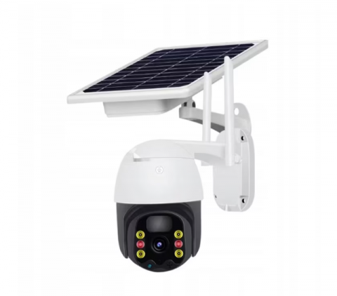 PC, Periferice & Software - Camera de Supraveghere Wi-Fi cu Panou Solar, Full HD,  Acumulator 15600 mAh, de Exterior, Rezistenta la apa, Senzor Miscare, Andowl (Q-SX908)