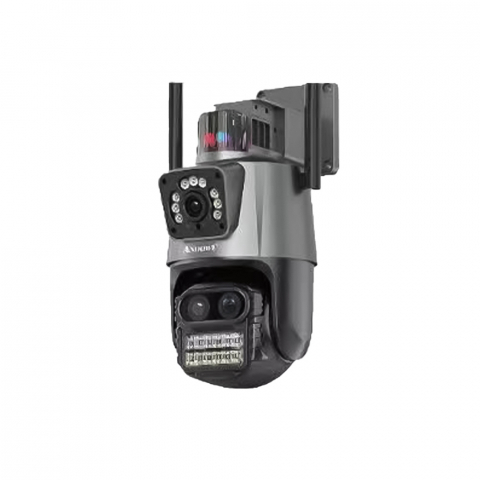 Sisteme de supraveghere si securitate - Camera de supraveghere WIFI 8K, zoom 8x, 2 lentile, Control din aplicatie, Urmarire automata, Rezistenta la apa IP66 G900