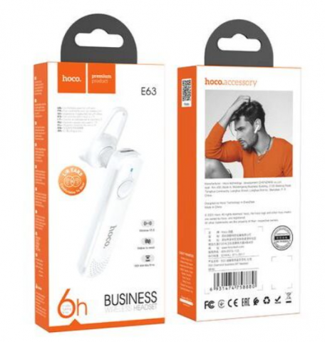Casti Wireless - Casca Bluetooth, In-Ear, Autonomie Extinsă, Conexiune Rapidă, Hoco, E63