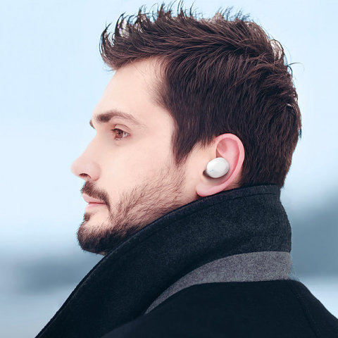 Casti Bluetooth TWS In Ear cu Carcasa Transparenta si Display Digital, Hoco (EQ3) [6]