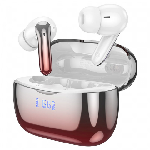 Casti Wireless, In Ear, Bluetooth 5.3, 320mAh, ANC+ENC, Hoco EQ16 Shine, Negru [7]