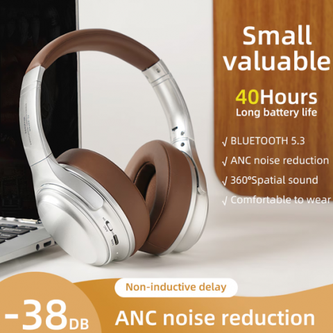 Căști Wireless Pliabile, Bluetooth 5.3, Microfon HD cu Anulare de Zgomot, Andowl MAX-11 [3]