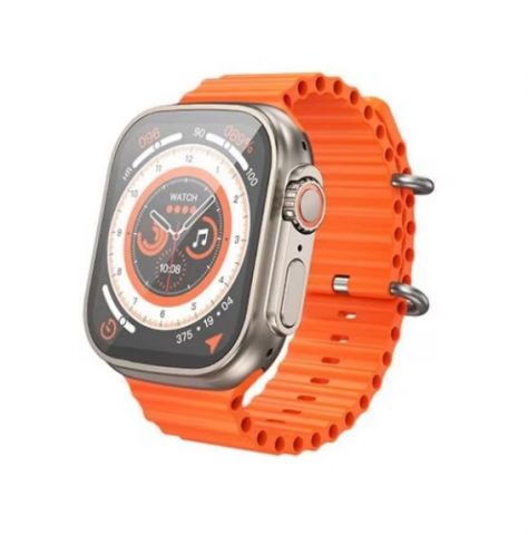 Ceasuri de mână - Ceas Inteligent Y12 Ultra, HOCO, Memorie 128MB, 280mAh, Bluetooth 5.0, Portocaliu, (Y12-ULTRA)