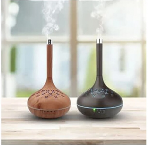 Difuzor Umidificator Aromaterapie Andowl cu Timer, Lumină RGB, 400 ml, USB, Design Modern, Andowl (AN-100) [4]
