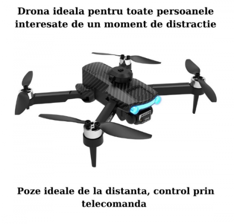 Drona profesionala GST08, Filmare 4K, HD, Evitare Inteligenta a Obstacolelor, Pliabila, Fotografiaza si Inregistreaza Pozitii Fixe si in Miscare, Andowl (GST08) [2]