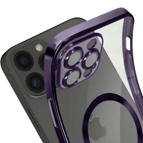 Husa iPhone 15 Pro Max, Plating, cu MagSafe, ElectroEdge (PM-150) [3]