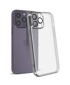 Husa pentru iPhone 14 Plus, Plating, Silicon Slim, CLEAR, ElectroEdge, (IP-140) [4]
