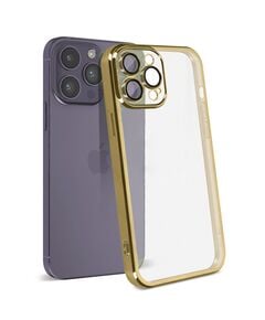Husa pentru iPhone 14 Plus, Plating, Silicon Slim, CLEAR, ElectroEdge, (IP-140) [2]
