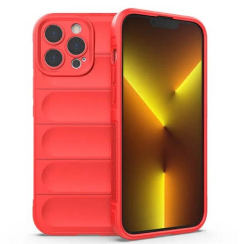 Telefoane mobile & accesorii - Husa pentru iPhone 15,Wave,  Microfiber, Grip Anti-Shock, TPU, (WA-1500)