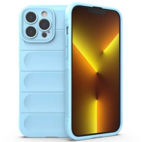 Husa pentru iPhone 15,Wave,  Microfiber, Grip Anti-Shock, TPU, (WA-1500) [6]