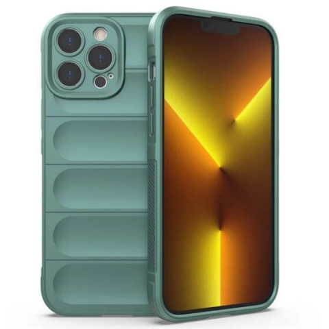 Husa pentru iPhone 15,Wave,  Microfiber, Grip Anti-Shock, TPU, (WA-1500) [4]