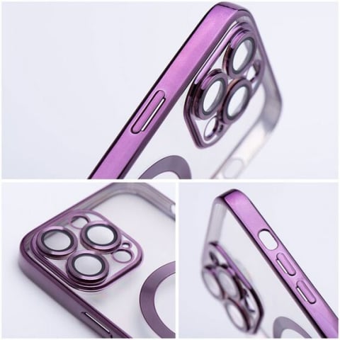 Husa Plating pentru iPhone 14, cu MagSafe, ElectroEdge, (ME-140) [5]