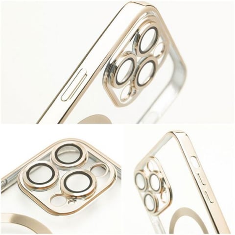 Husa Plating pentru iPhone 14, cu MagSafe, ElectroEdge, (ME-140) [4]