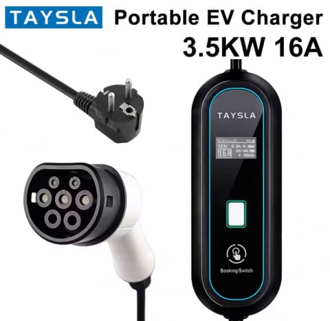 Incarcatoare mașini electrice - Încărcător auto portabil TAYSLA Phantom – Siguranță și eficiență pentru orice vehicul electric