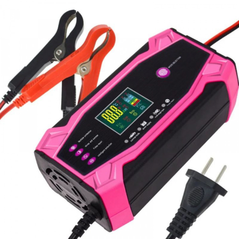 Redresoare auto - Incarcator pentru Baterii cu Plumb Acid 12V-24V (4AH-120AH) – Compatibil cu Bateriile AGM, Gel, Calciu, SLA, VRLA, Automobile, Camioane, Motociclete, ATV și Barci