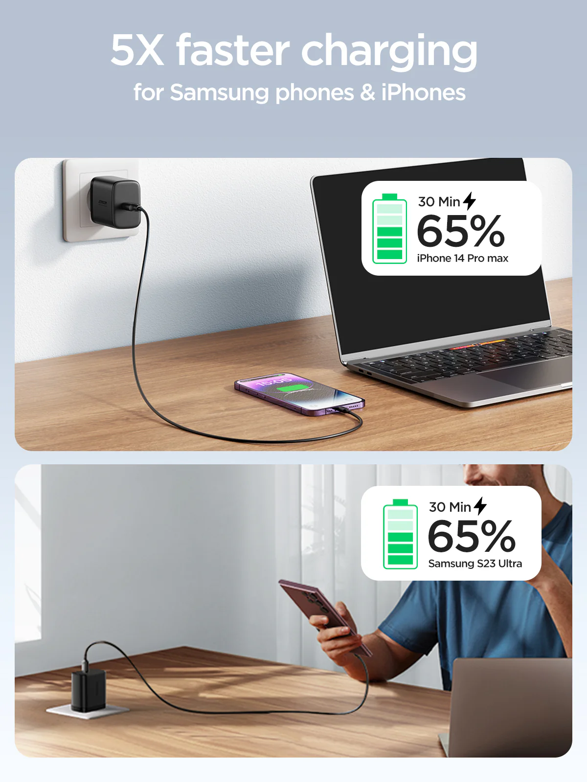 Încărcător rapid inteligent de perete JOYROOM JR-TCF11 25W Fast Charger EU [2]