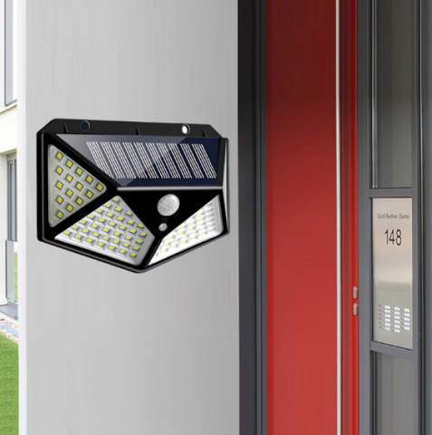 Lampa cu Incarcare Solara si Senzor de Miscare, 114 LED, RoodTrade (SX18-083) [4]