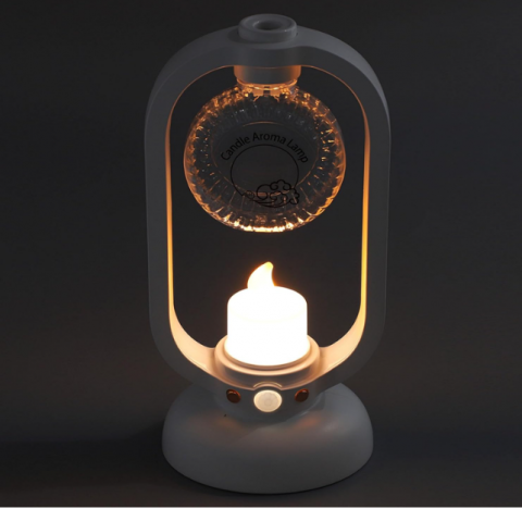 Lampă de Birou Portabilă cu Aromaterapie, Iluminarea Modernă și Relaxare cu Uleiuri Esențiale, Andowl (Q-LZ98) [2]