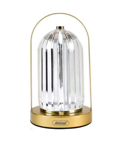 Corpuri de iluminat interior - Lampă de Masă cu Design Modern de Cristal, LED, Andowl (Q-LED33)