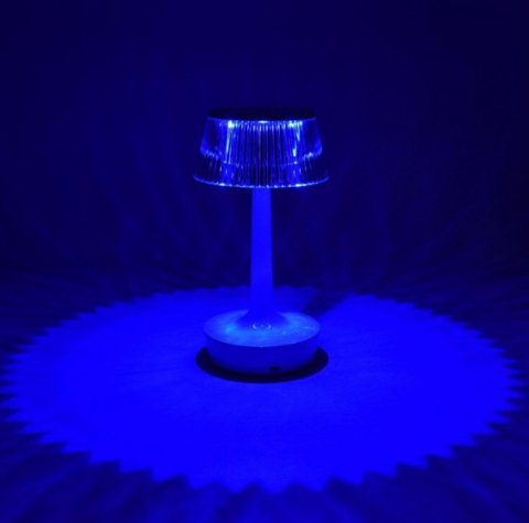 Lampă de Masă RGB cu Design Modern de Cristal, LED, Control prin Telecomandă, Andowl (Q-TL153) [4]