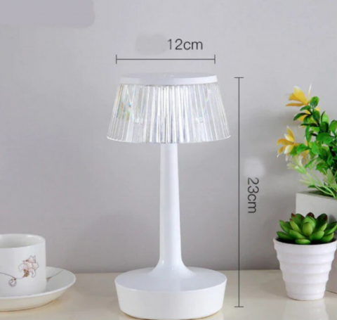 Lampă de Masă RGB cu Design Modern de Cristal, LED, Control prin Telecomandă, Andowl (Q-TL153) [5]