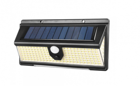 Iluminat & electrice - Lampa Solară de Perete cu Senzor de Mișcare și 190 SMD LED (RD-C106)