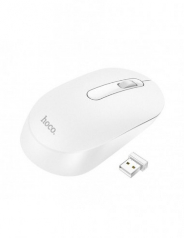 Mouse - Mouse Fara Fir, Wireless Hoco GM14, Ultrausor, Conexiune 2.4Ghz, Optic, Silentios Negru