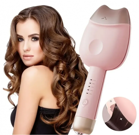 Articole Hair Styling - Ondulator Profesional Automat, Ceramică, Reglaj Temperatură, Funcție Egg Roll, Păr Uscat/Umed, Putere 100W+, Aorlis (AO-50027)