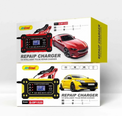 Redresor Automat pentru Baterii Auto 12V/5Amp, Inteligent, cu Funcție de Reparare și Siguranță, Andowl (Q-DP1520) [2]