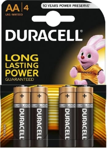 TV, Audio-Video & Foto - Set 4 baterii Duracell, R6/AA Long Lasting Blister