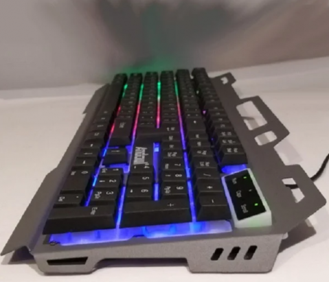 Set Gaming Andowl: Tastatură și Mouse Iluminat RGB pentru Performanță Superioară Anddowl (Q-808) [2]